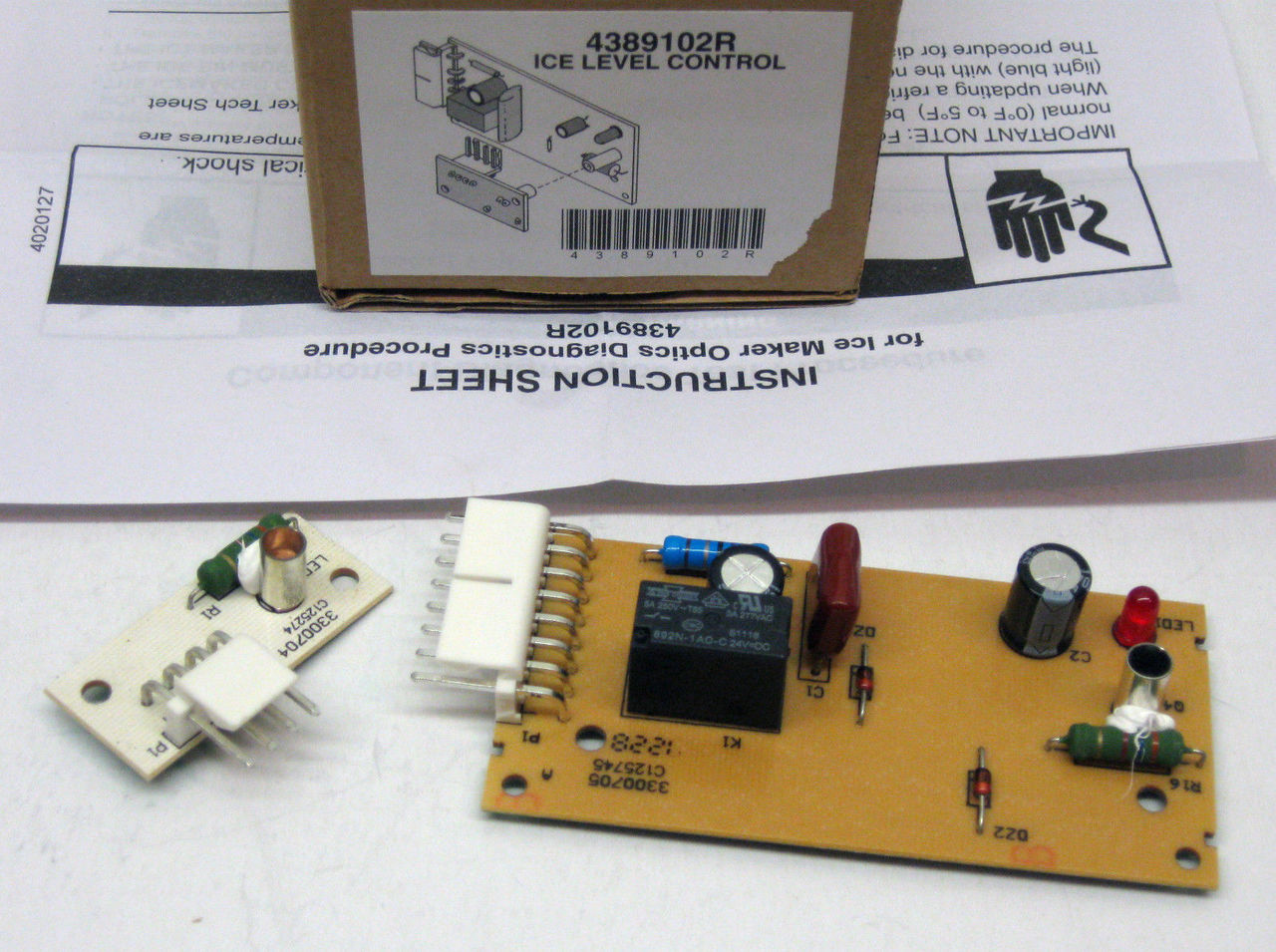 1x Refrigerator Ice Level Emitter Control Board for Whirlpool 4389102 W10193666 