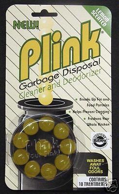 Plink Lemon scent garbage disposal cleaner